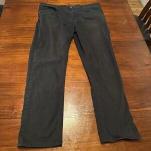 English Laundry Black Pants Men's 40x32 Stretch Flat Front Cotton Spandex